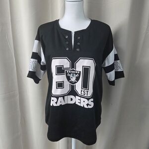 NFL Team Apparel Black Raiders Shirt